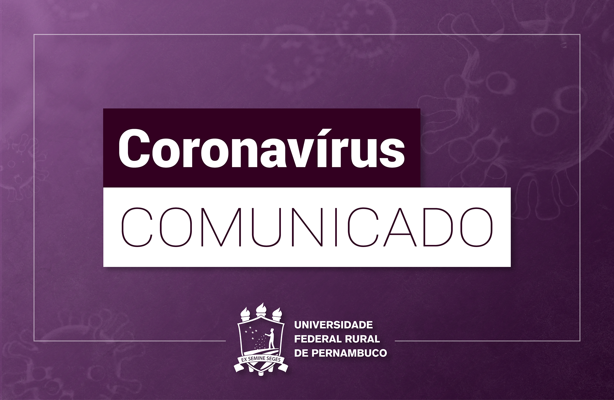 comunicado coronavírus
