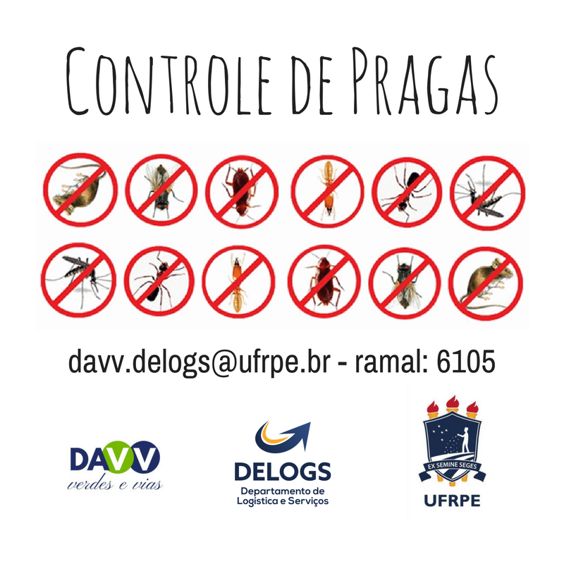 Cartaz da campanha de controle de pragas
